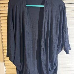 Ava Sky Black Blouse